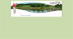 Desktop Screenshot of caddington.freetime-online.co.uk